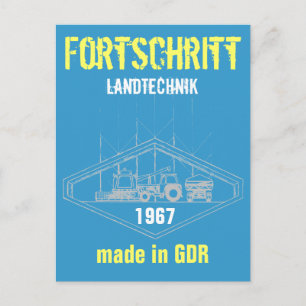 Werbung DDR Landtechnik Postcard