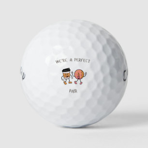 'We're A Perfect Pair' Wedding Welcome Bag Favours Golf Balls
