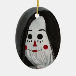 We're All Dolls Here X Ceramic Ornament