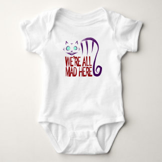 We're All Mad Here Baby Bodysuit