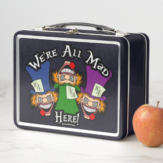We're All Mad Here! Metal Lunch Box