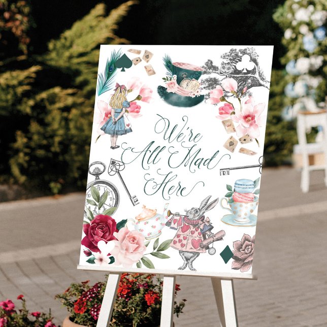 We're All Made Here | Alice In Wonderland Collage Poster (Creator Uploaded)