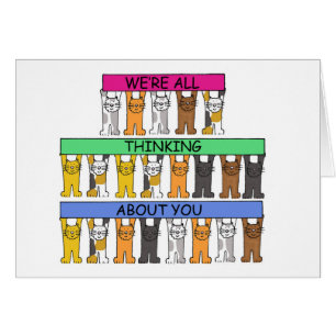 We're All Thinking About You, Cartoon Cats.