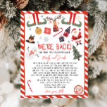 We're Back Elf Arrival Letter Elves Christmas<br><div class="desc">♥ This cute Elf Letter is a perfect addition to your Magical Christmas!</div>