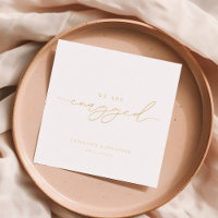 We're Engaged Engagement Party Wedding