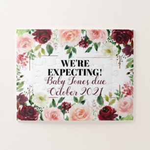 We're Expecting A Baby Unique Pregnancy Reveal Jigsaw Puzzle