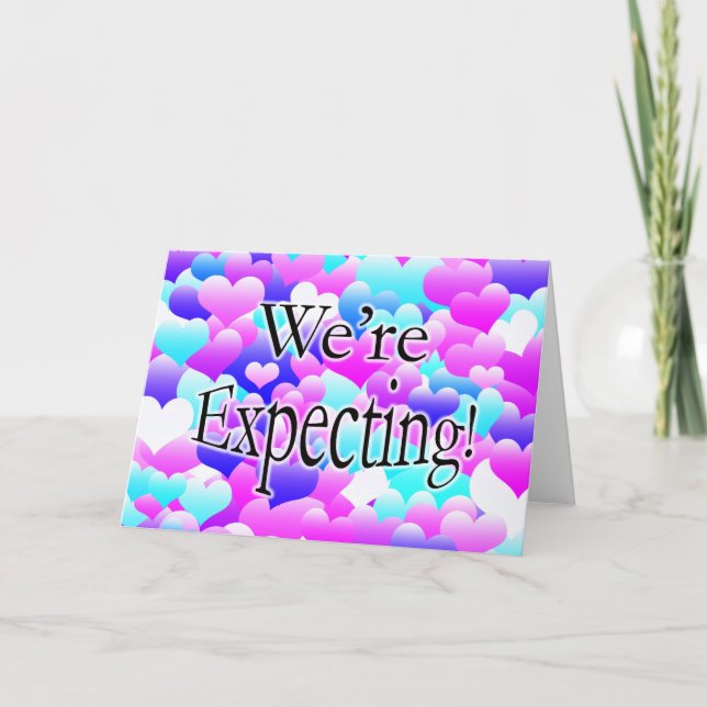 We're Expecting! Announcement (Front)