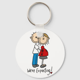 We're Expecting Baby Tshirts and gifts Key Ring
