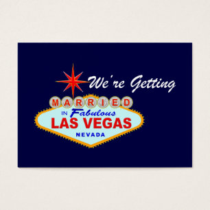 We're Getting Married in Fabulous Las Vegas Card