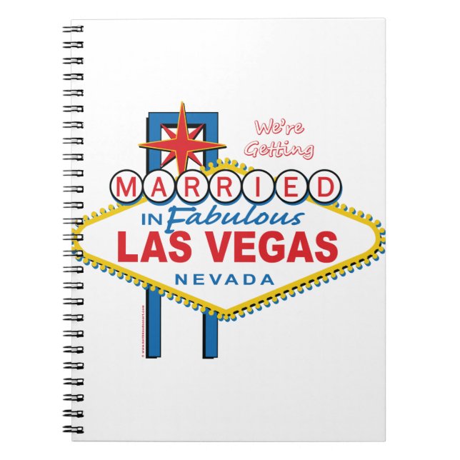 We're Getting Married in Las Vegas Notebook (Front)