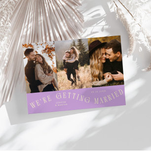 We're Getting Married Multi Photo Wisteria Save The Date