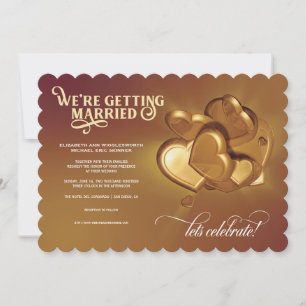 We're Getting Married Wedding Invitation (V2)