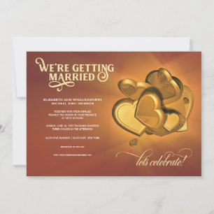 We're Getting Married Wedding Invitation (V3)