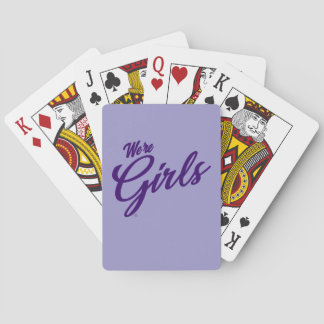 We're Girls USA © Playing Cards