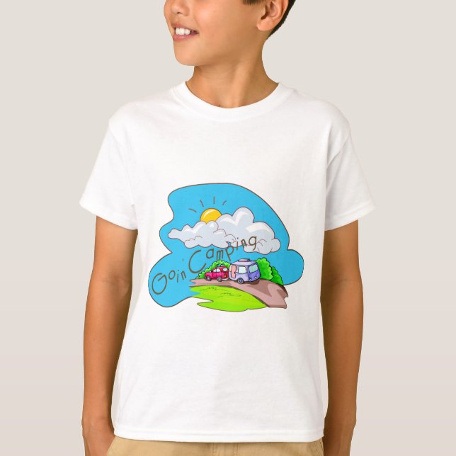 We're Going Camping T-Shirt (Front)