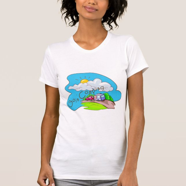 We're Going Camping T-Shirt (Front)