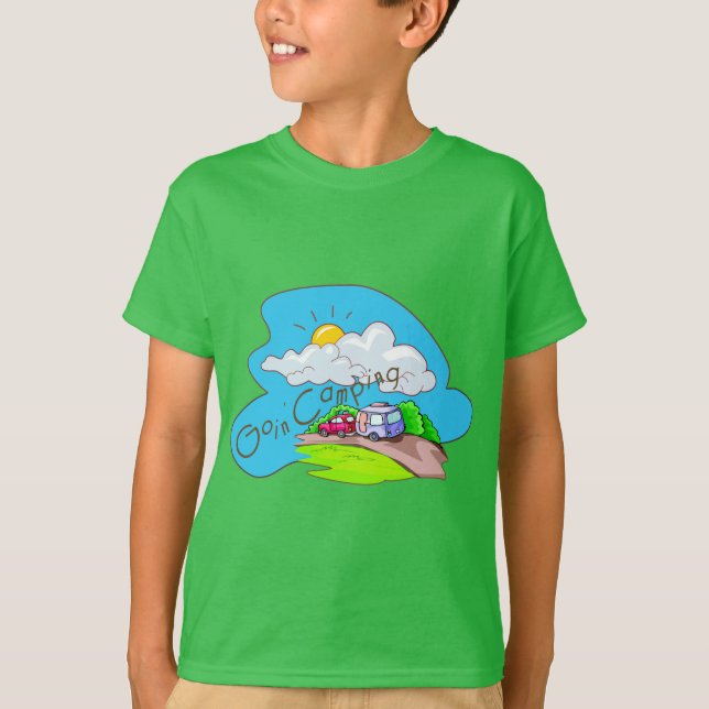 We're Going Camping T-Shirt (Front)