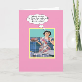 'We're going to need a bigger cake!' Card