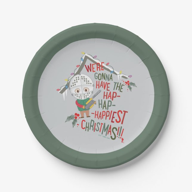 We're Gonna Have The Hap-Hap-Happiest Christmas Paper Plate (Front)