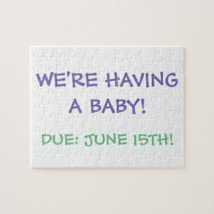 "We're Having a Baby!" Puzzle
