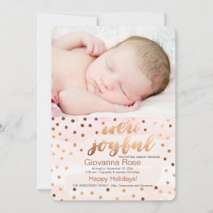 We're Joyful Photo Holiday Card