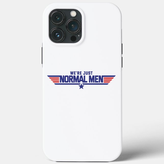 We're Just Normal Men Case-Mate iPhone Case (Back)