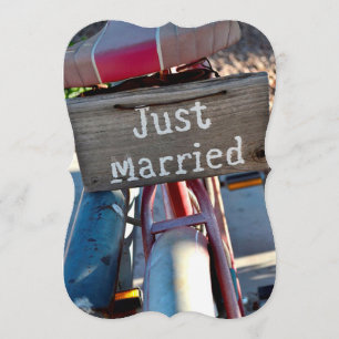 We're Married Las Vegas Elope Wedding Announcement