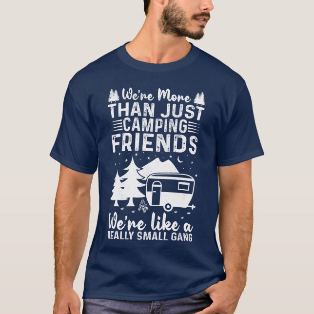 Were Morehan Just Camping Friends Nature Lover boy T-Shirt (Front)