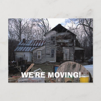 'WE'RE MOVING' CARDS