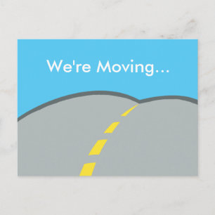 We're Moving Custom Business Address Change Announcement Postcard
