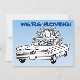 We're Moving! Postcard
