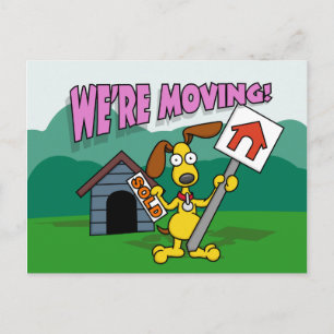 We're Moving Postcards
