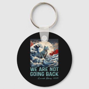 We're Not Going Back Cute Wave Of Blue Cats For Ka Key Ring