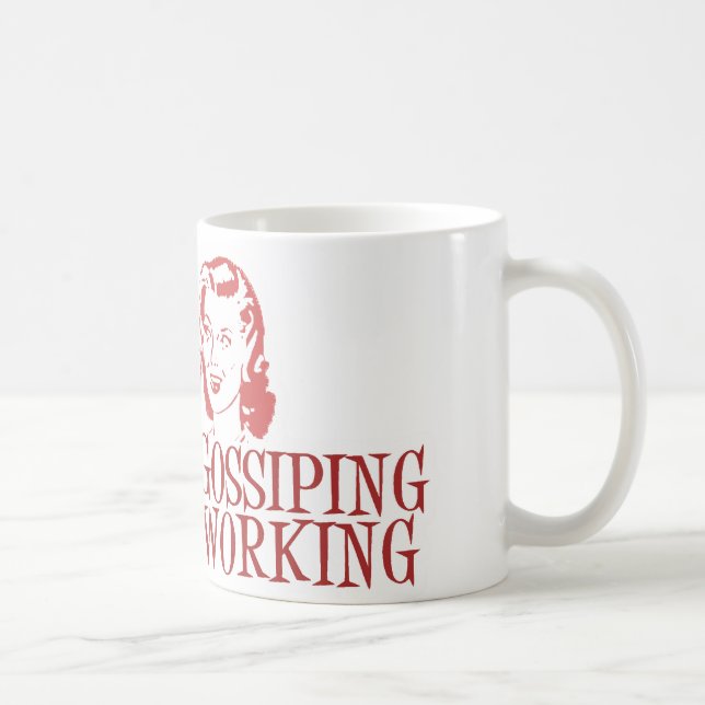 We're Not Gossiping Were Networking Coffee Mug (Right)