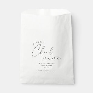 We're On Cloud 9 Baby Shower Favour Bag