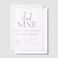 We're On Cloud 9 Modern Bridal Shower Party