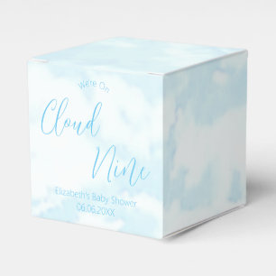 We're On Cloud Nine Baby Shower Favour Box