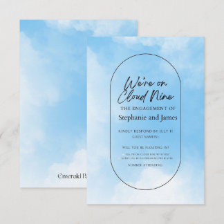 We're On Cloud Nine Response Card