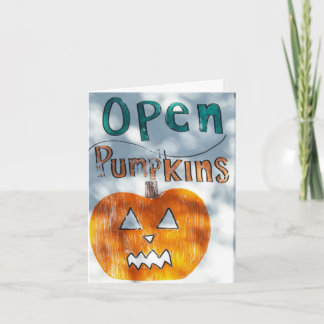 We're Open Card