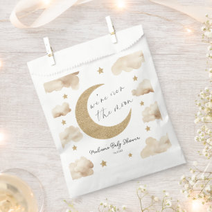 We're Over The Moon Boho Celestial Baby Shower Favour Bag