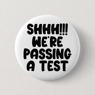 Were Ping A Test Funny Test Day 2022 Testing Teach 6 Cm Round Badge