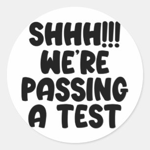 Were Ping A Test Funny Test Day 2022 Testing Teach Classic Round Sticker
