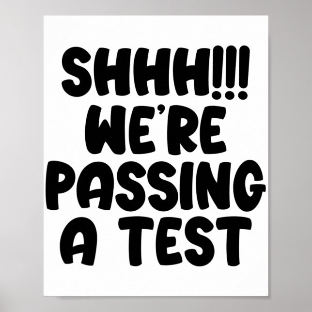 Were Ping A Test Funny Test Day 2022 Testing Teach Poster (Front)