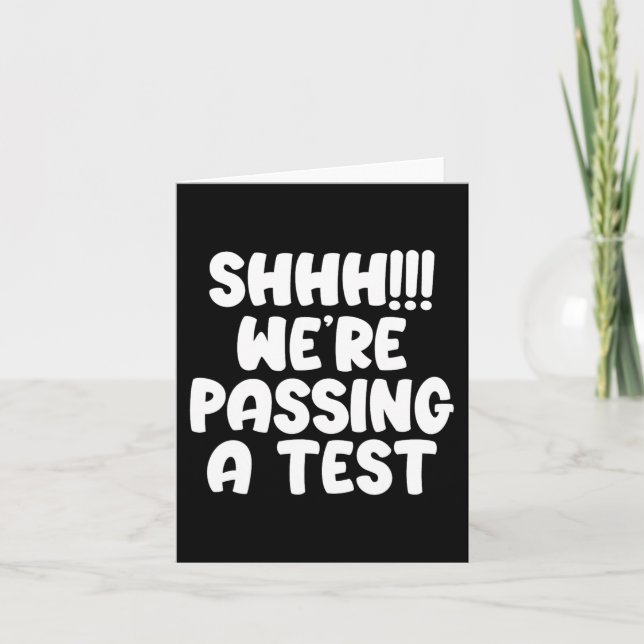 Were Ping A Test Funny Test Day 2024 Testing Teach Card (Front)