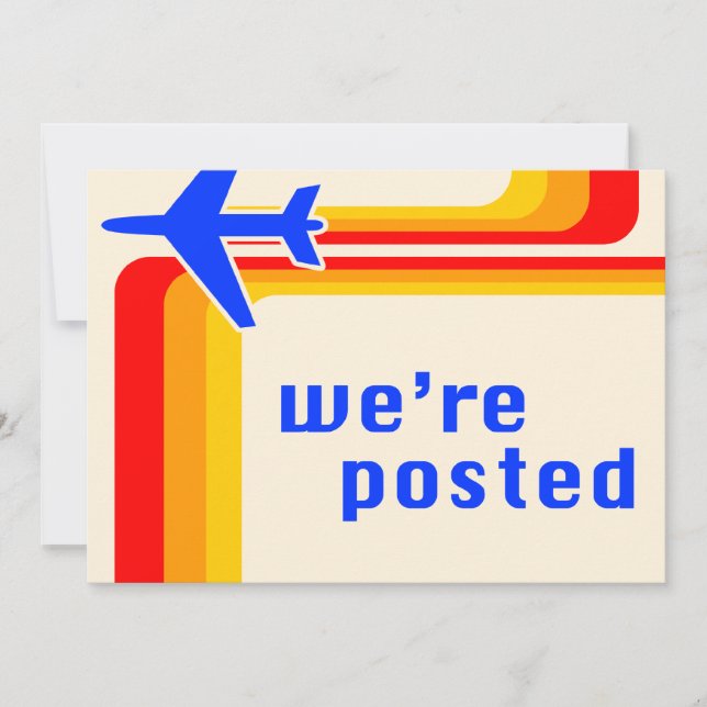 we're posted announcement (Front)