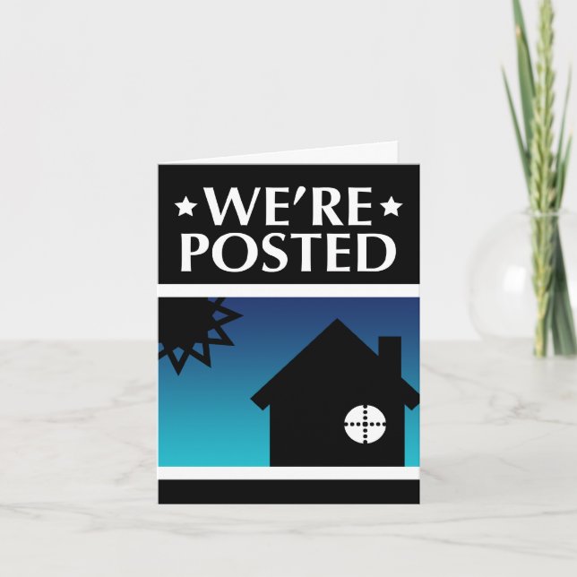 we're posted announcement : pop home (Front)