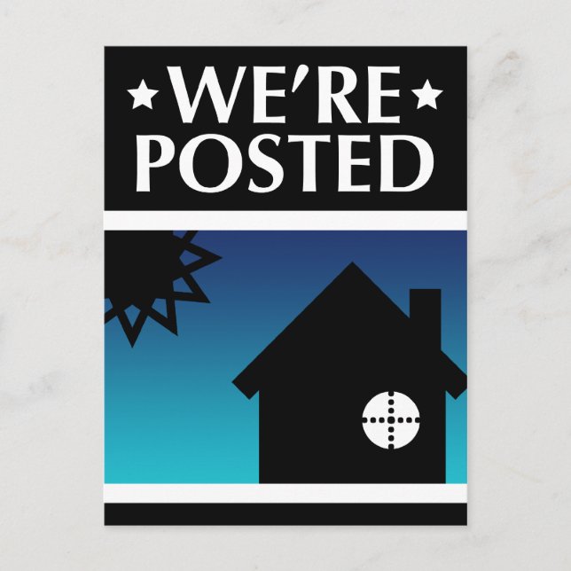 we're posted announcement : pop home (Front)