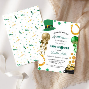 Were so Lucky St patrick's day Baby Shower  Invitation