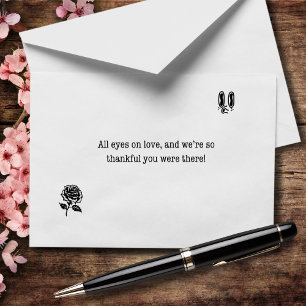 We're So Thankful You Were There Wedding Thank You Card