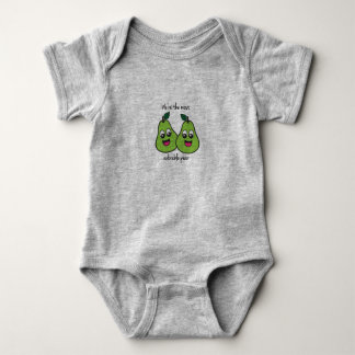 We're the Most Adorable Pear Twin Baby Baby Bodysuit